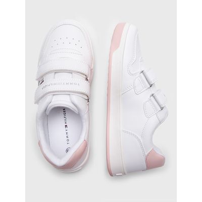 Imagen 2 del producto Zapatillas Con Velcro Y Logo Niña Blanco