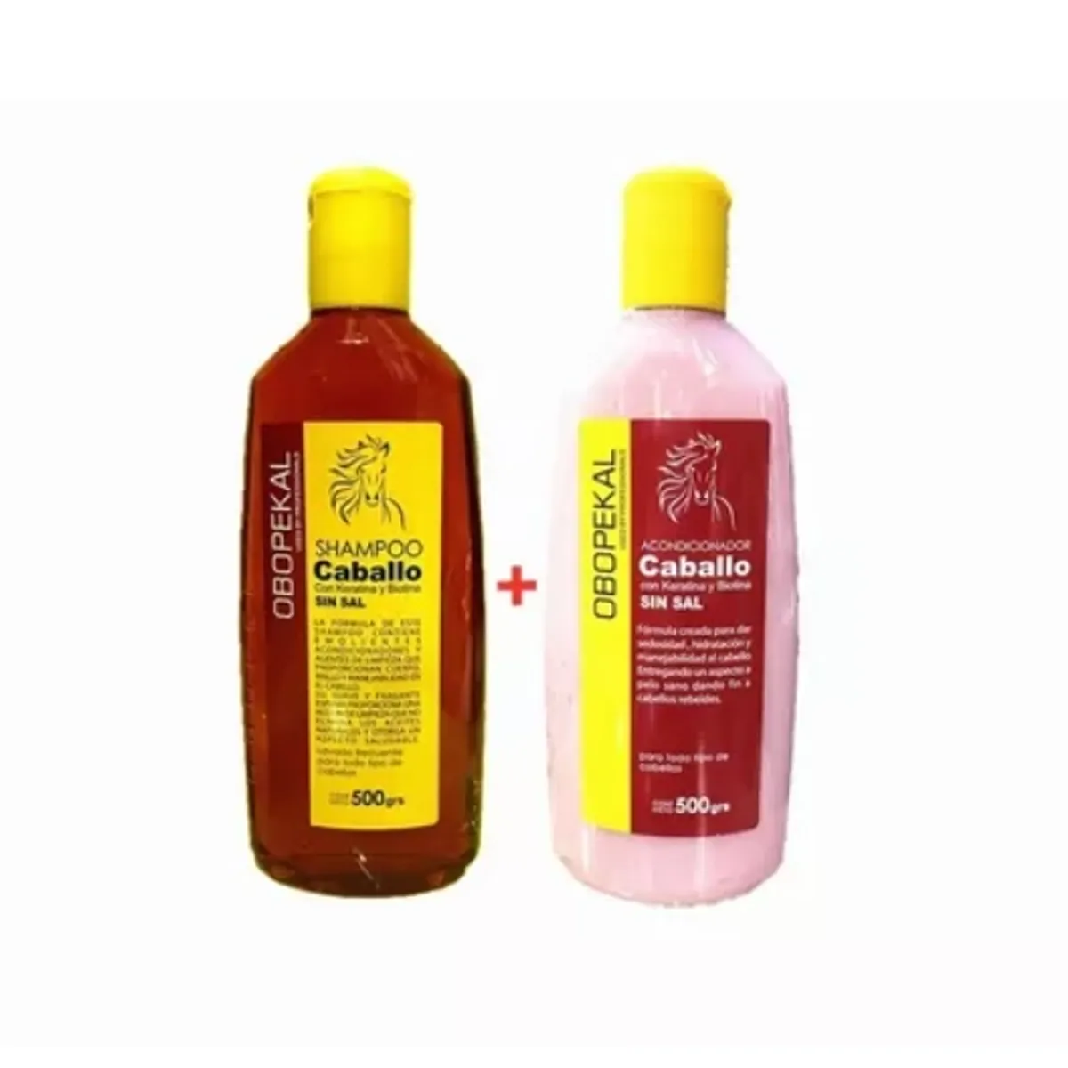 GENERICO - Pack Shampoo + Acondicionado Caballo Obopekal 500ml
