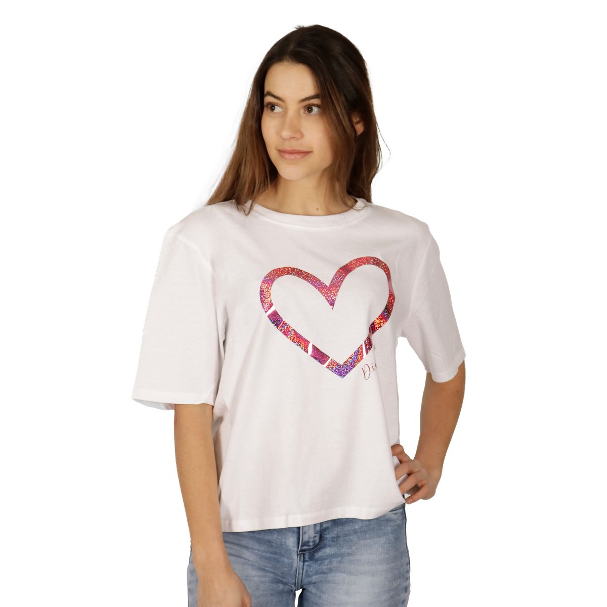 DIVINO JEANS - Polera Melise III Blanca Divino Jeans