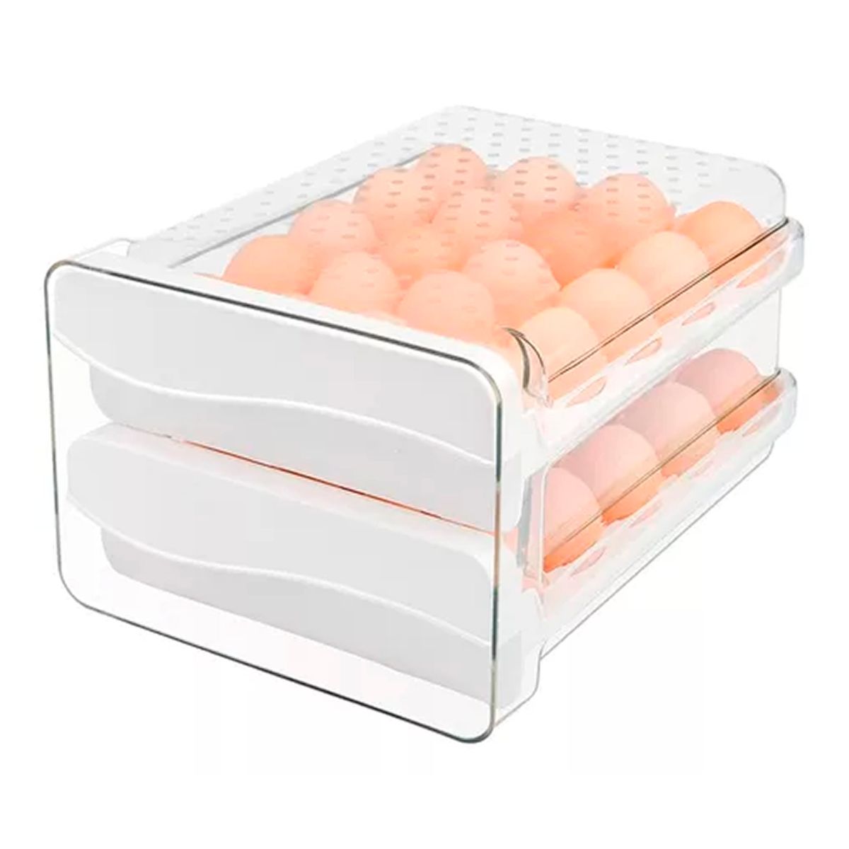 OFERTABKN - Organizador De Huevos Caja Para 40 Huevos 2 Niveles