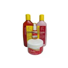 GENERICO - Pack De Shampoo+ Acondicionador + Aceite +crema Cola Caballo