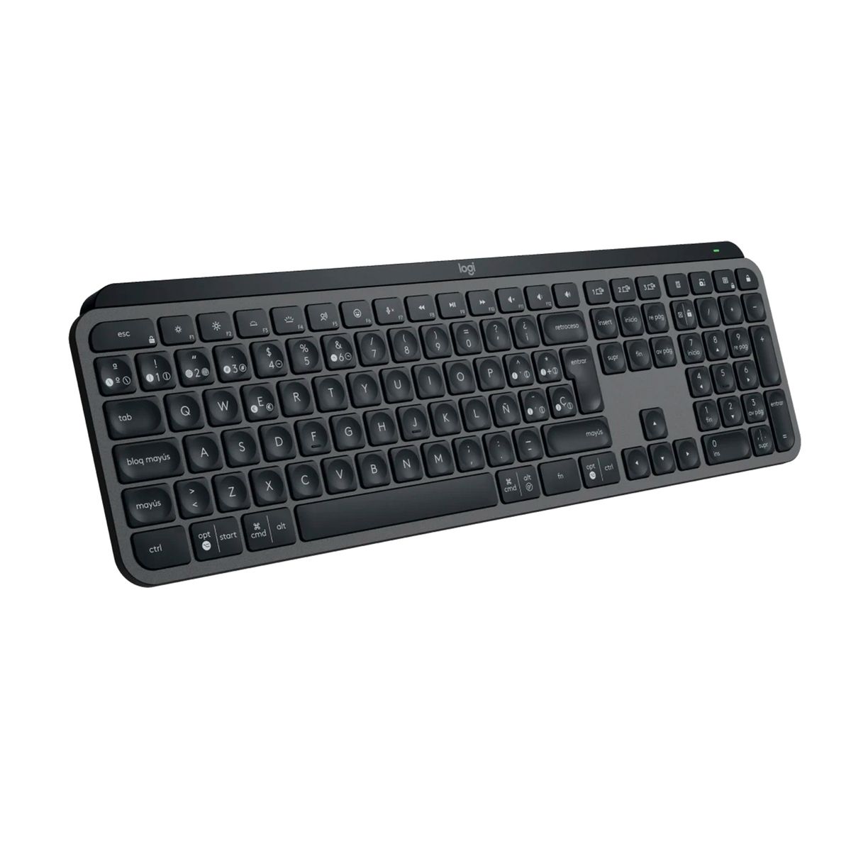 LOGITECH - Teclado Inalambrico Logitech MX Keys S Recargable USB-C a A