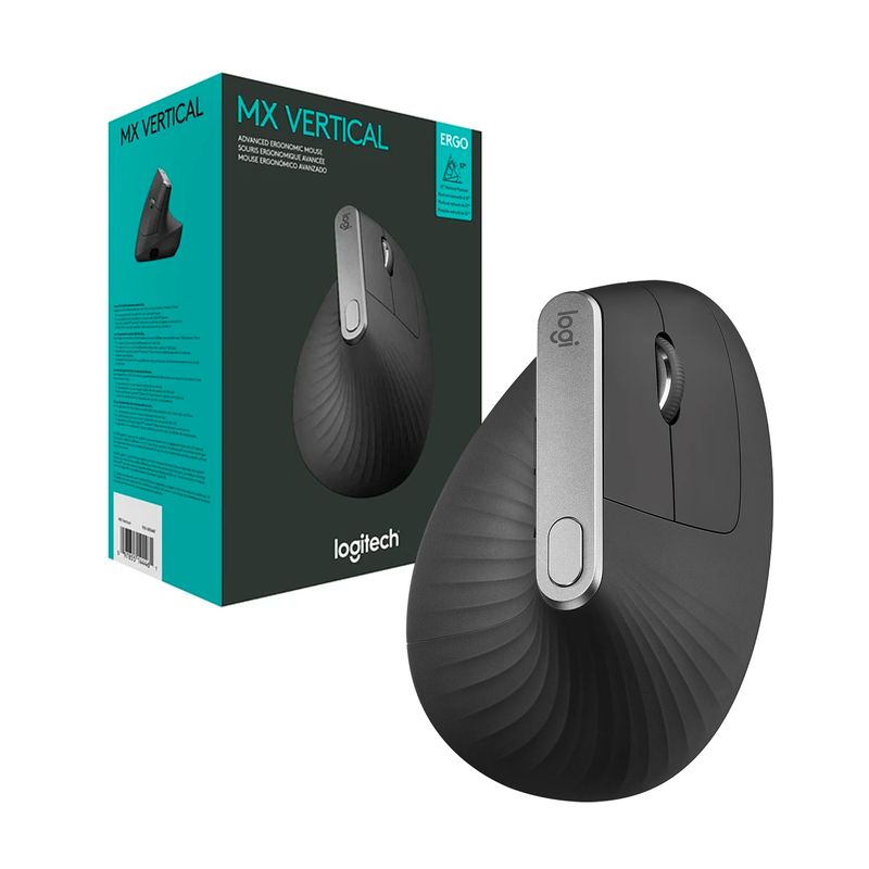 LOGITECH - Mouse Inalambrico Logitech MX Vertical 4000 dpi Recargable