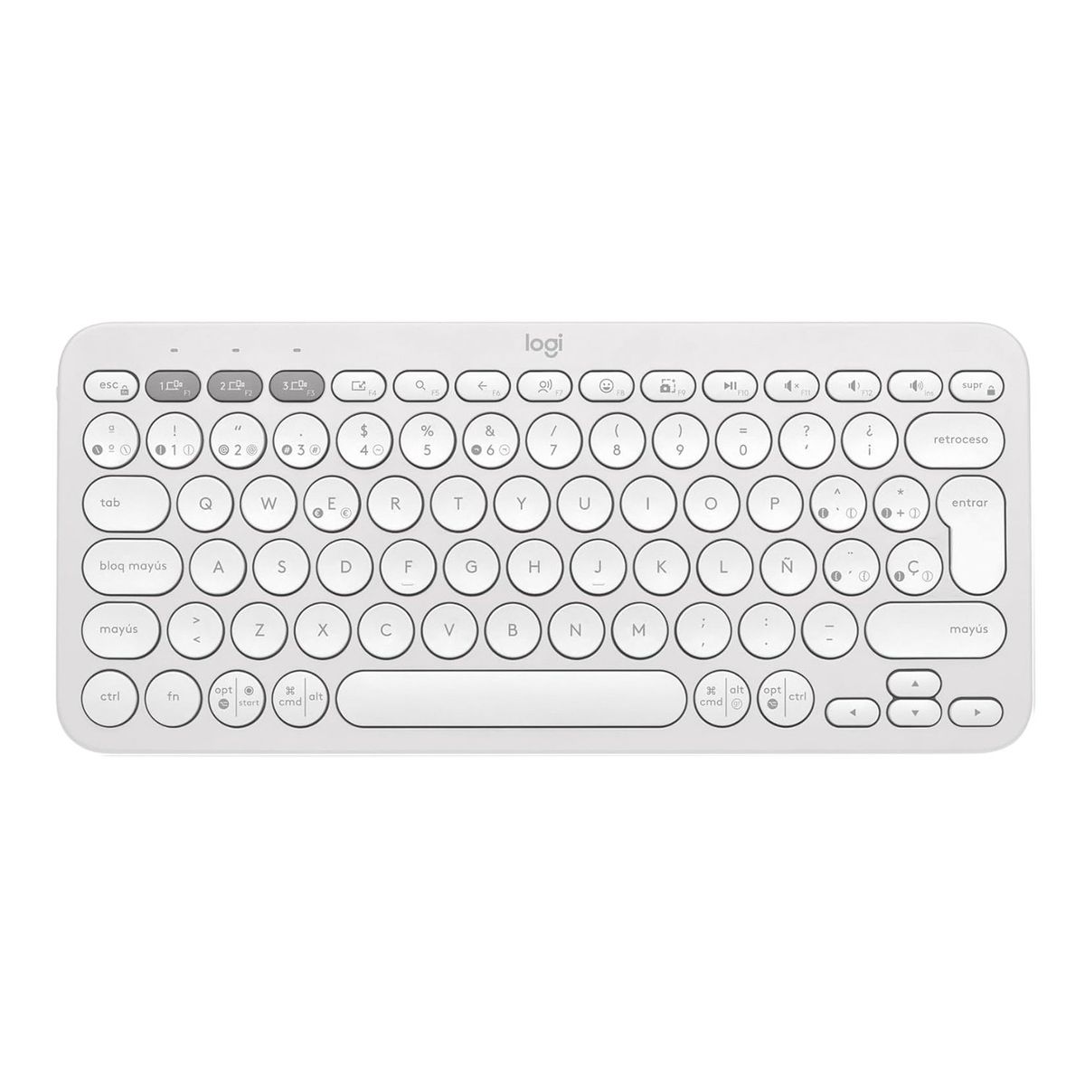LOGITECH - Teclado Bluetooth Inalambrico Logitech Pebble Keys 2 K380S