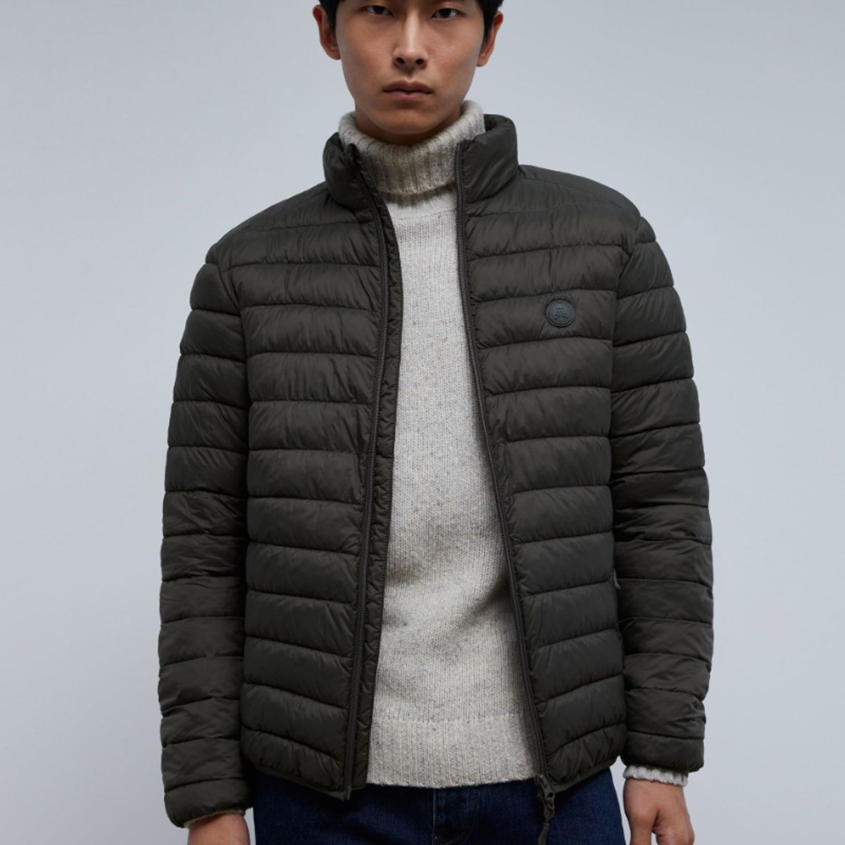 SCALPERS - Chaqueta Acolchada Calavera Khaki