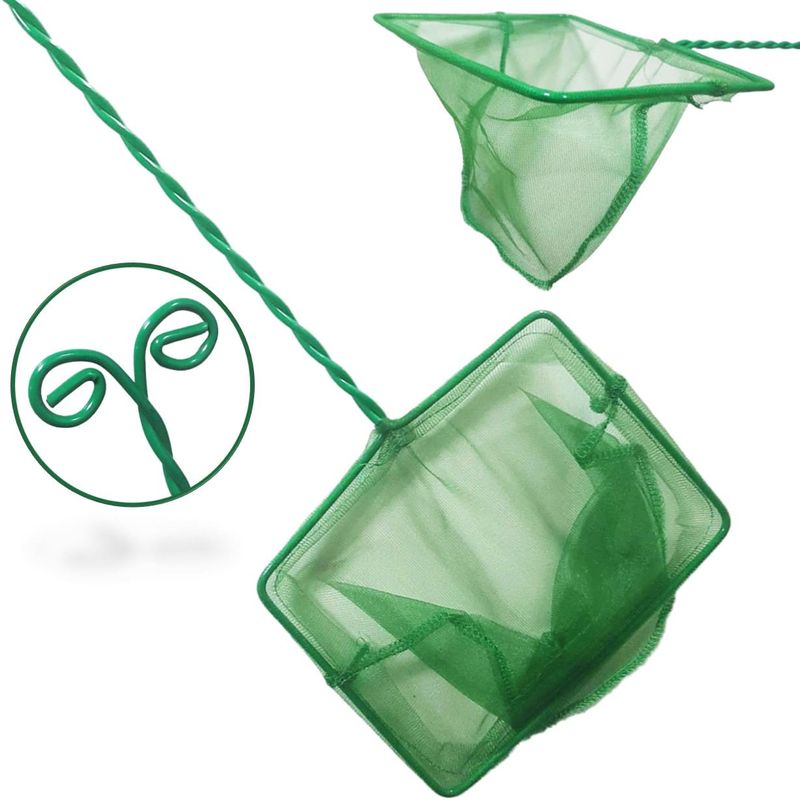 GENERICO - 20cm Malla Red Fina Captura Pez Tortuga Acuario Pecera Pesca