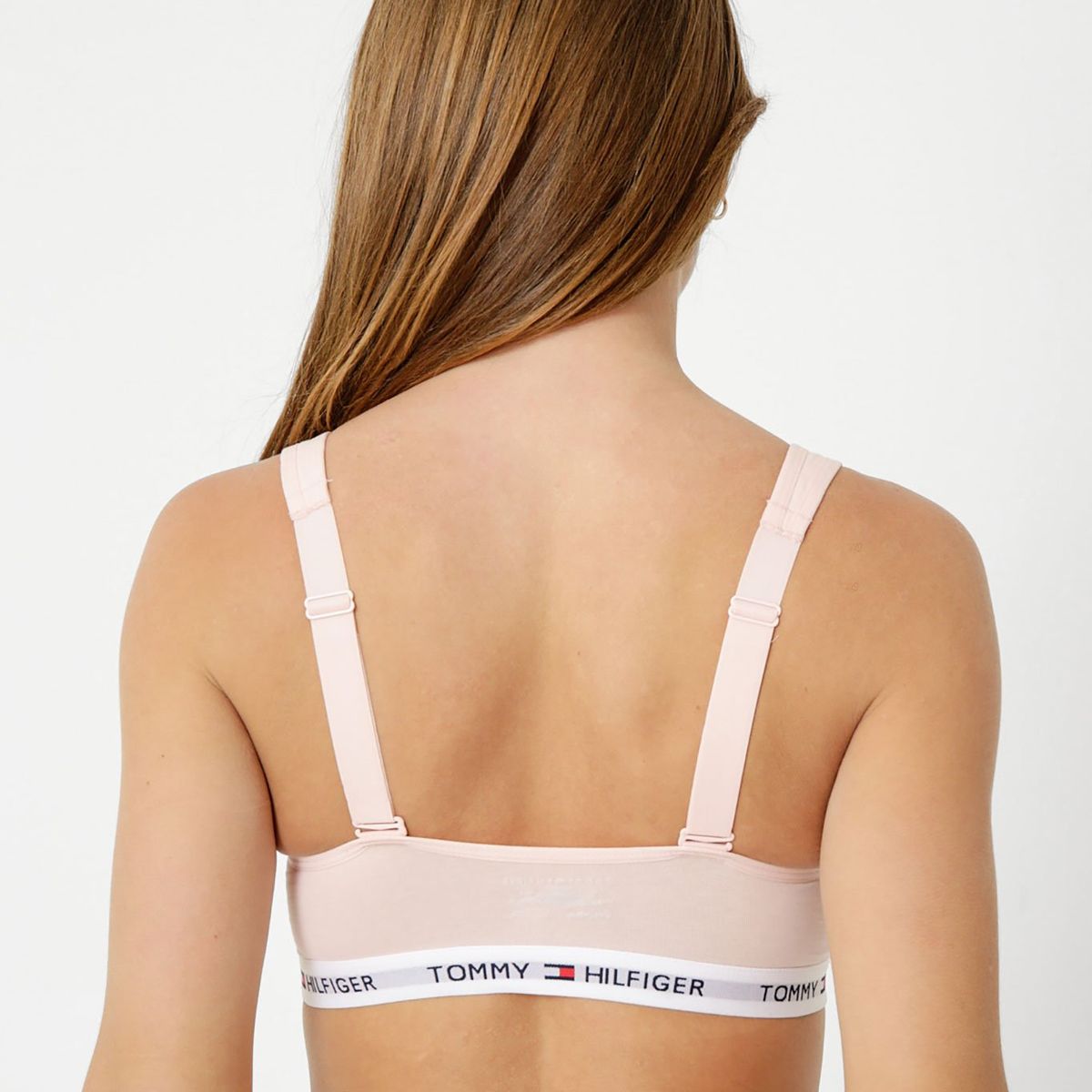 TOMMY HILFIGER - Bralette Original Con Logo Rosado Tommy Hilfiger