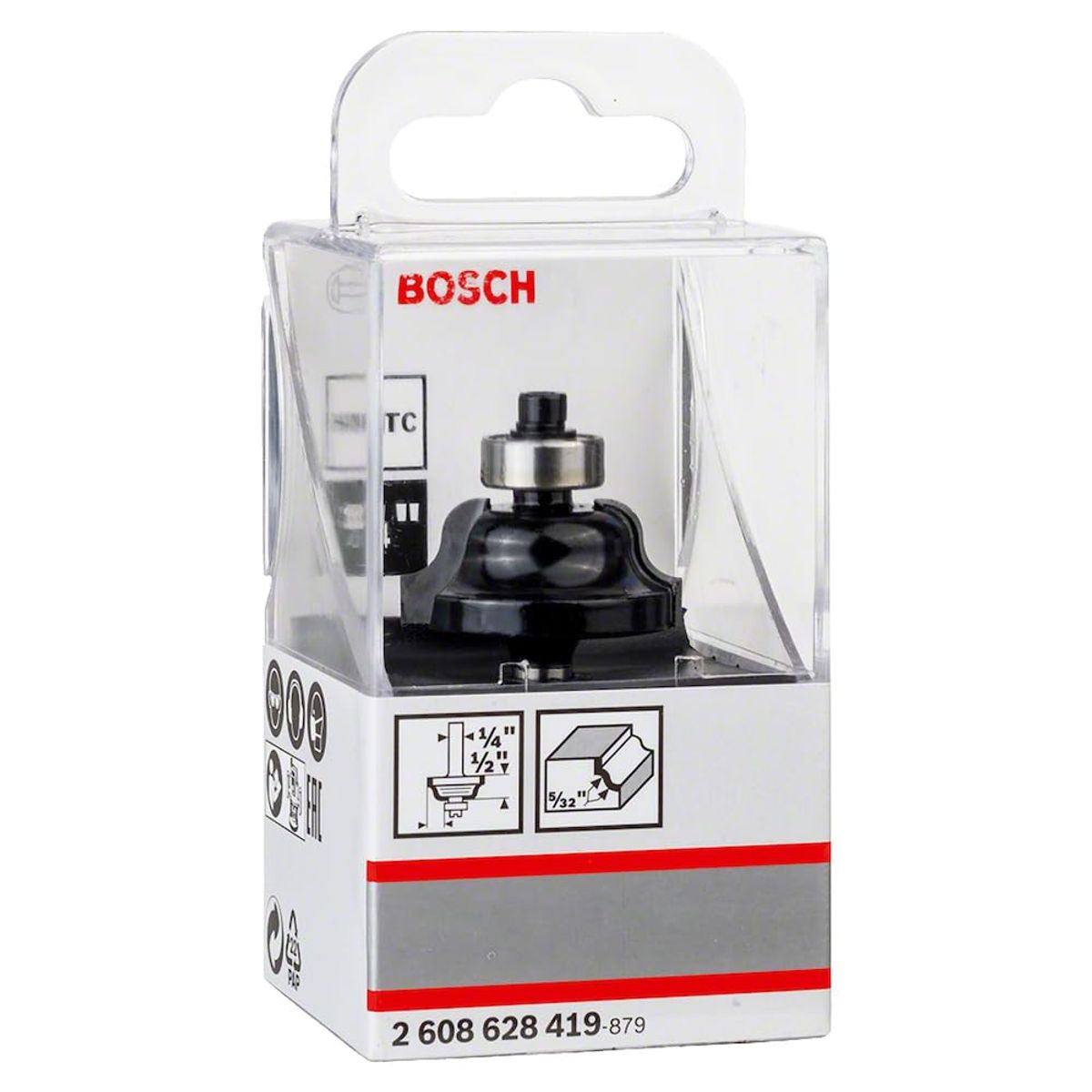 BOSCH - FRESA PERFILAR CBALERO 5/16"  VASTAGO 1/4"  BOSCH