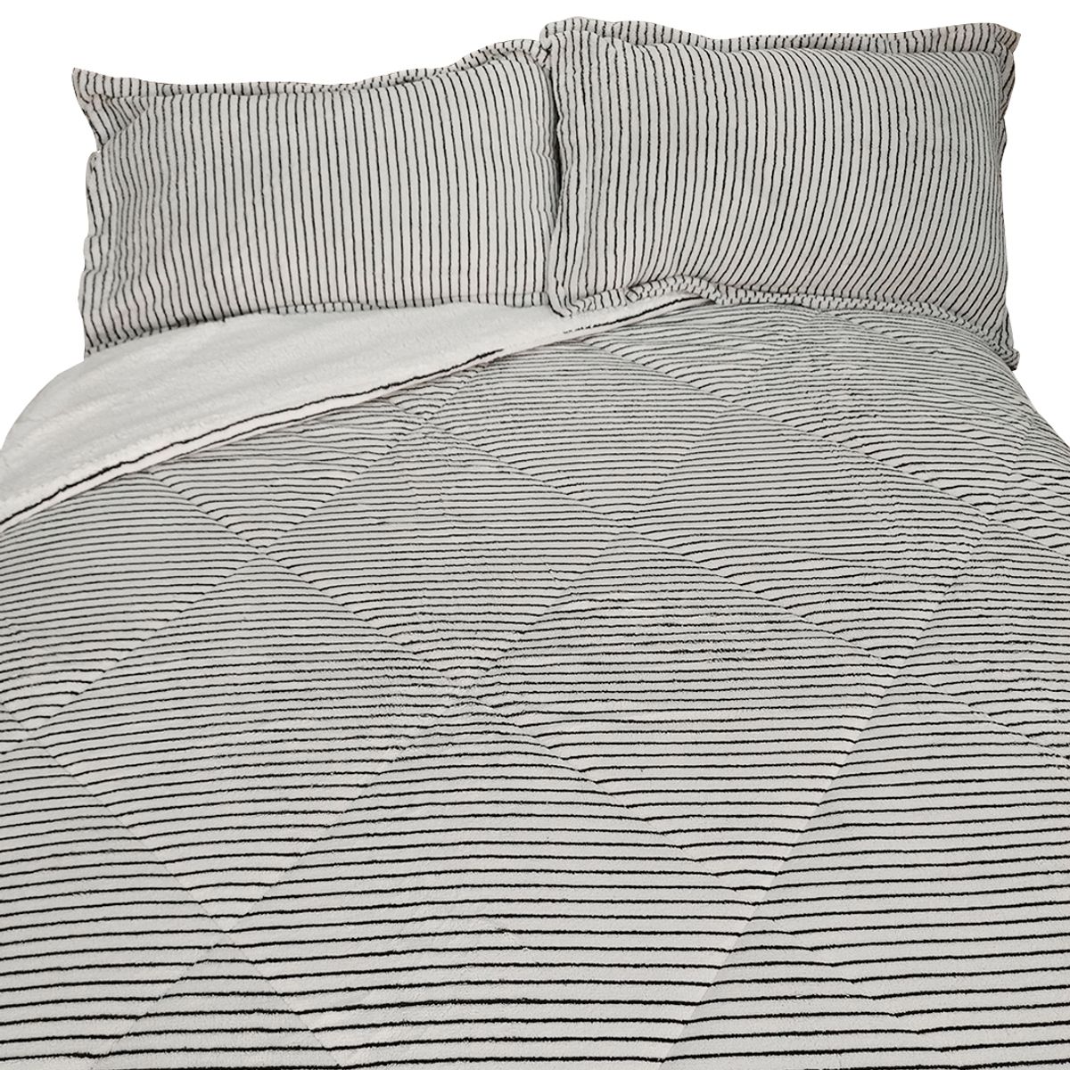 ILLUSIONS - Plumón Coral 2 Plazas Marca Illusions Con Fundas Magnolio