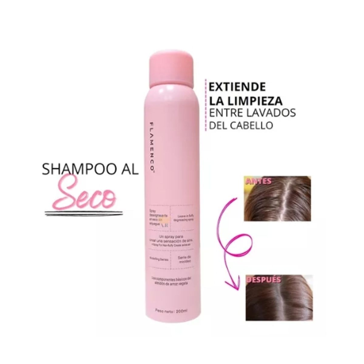 FLAMENCO - Shampoo En Seco No Graso Flamenco 200ml