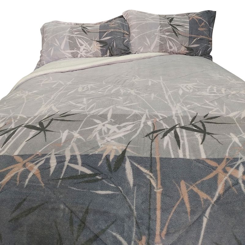 ILLUSIONS - Plumón Coral 2 Plazas Marca Illusions Con Fundas Bamboo