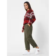 TOMMY HILFIGER - Pantalón Chino Essential Slim Fit Verde