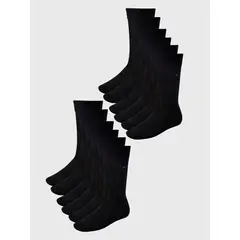 TOMMY HILFIGER - Pack De 4 Pares De Calcetines Solid Negro