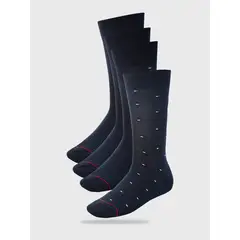 TOMMY HILFIGER - Pack De 4 Pares De Calcetines Classics Azul