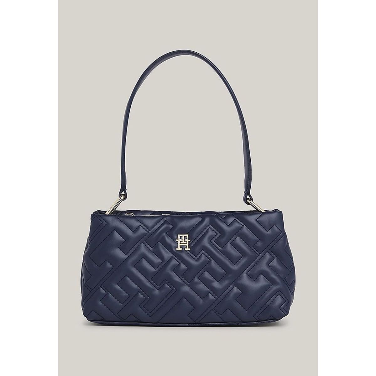TOMMY HILFIGER - Cartera Soft Con Monograma Azul Tommy Hilfiger