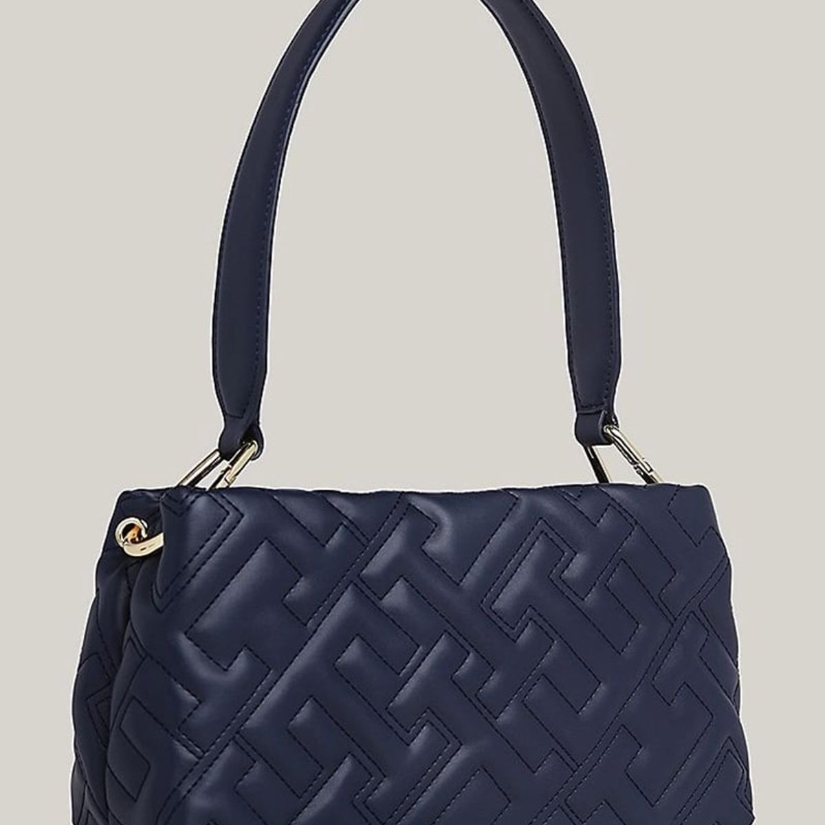 TOMMY HILFIGER - Cartera Soft Con Monograma Azul Tommy Hilfiger