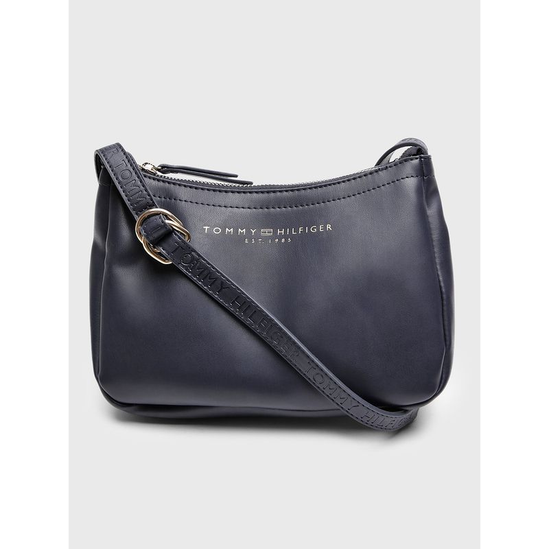 TOMMY HILFIGER - Cartera Fawn Con Logo Azul Tommy Hilfiger