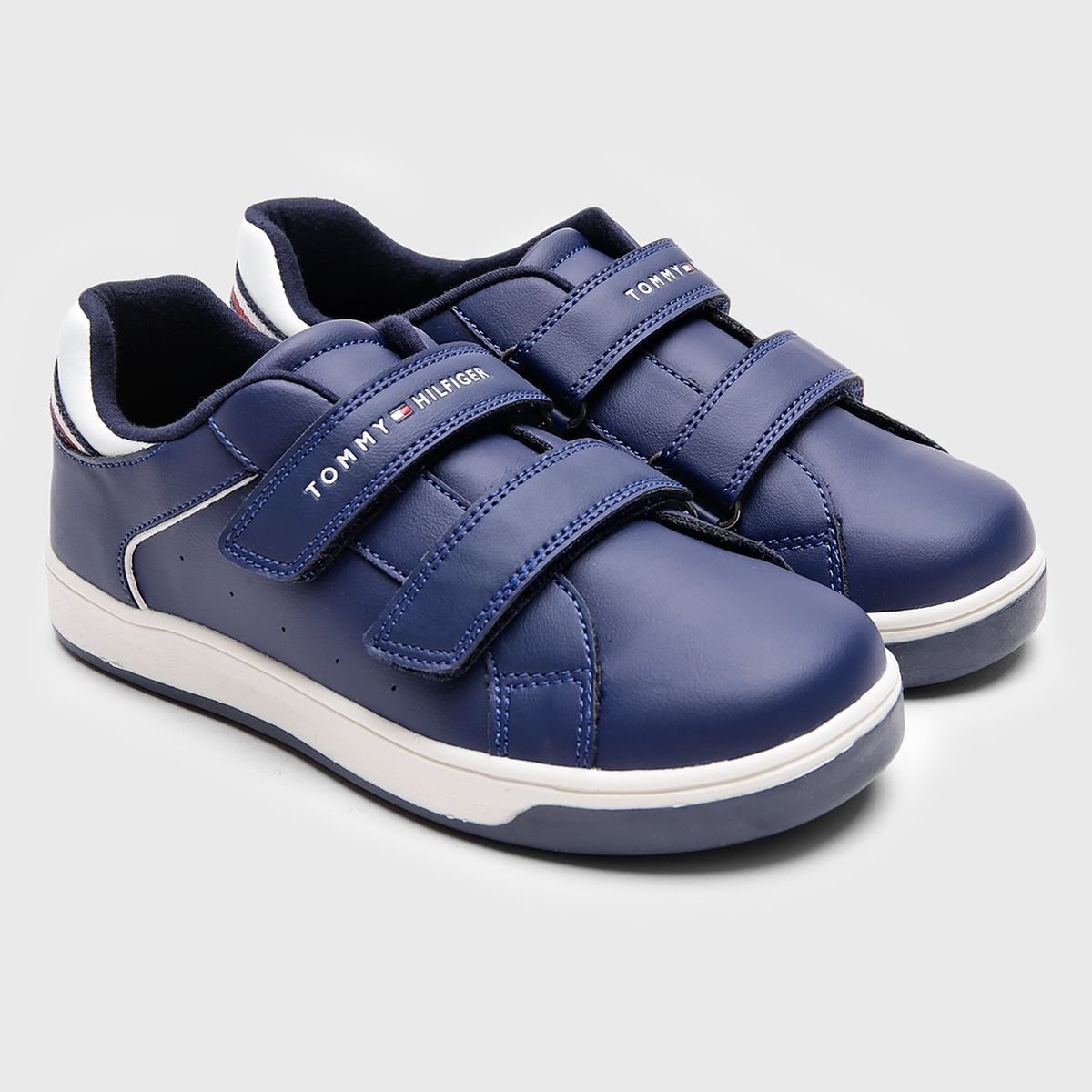 TOMMY HILFIGER - Zapatillas Con Velcro Solid Niño Azul Tommy Hilfiger