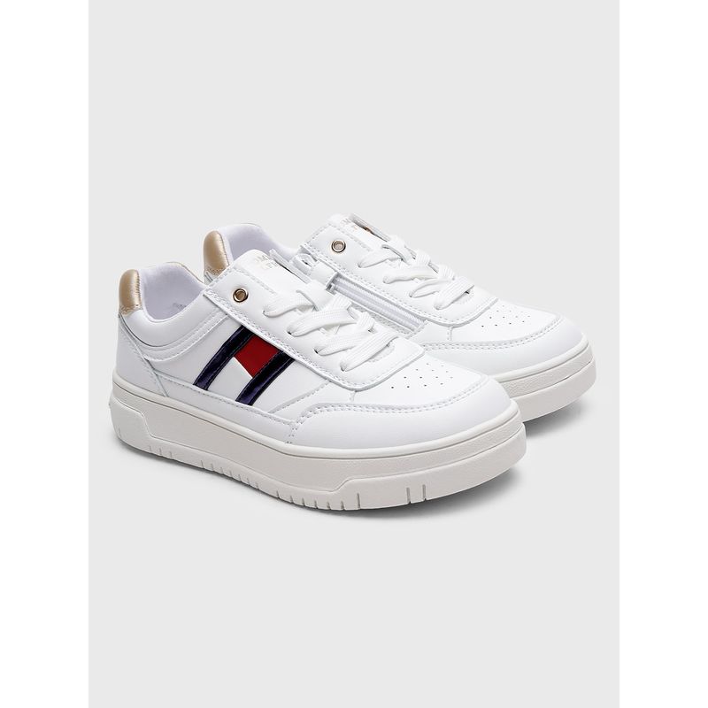 TOMMY HILFIGER - Zapatillas Flag Con Logo Niña Blanco Tommy Hilfiger
