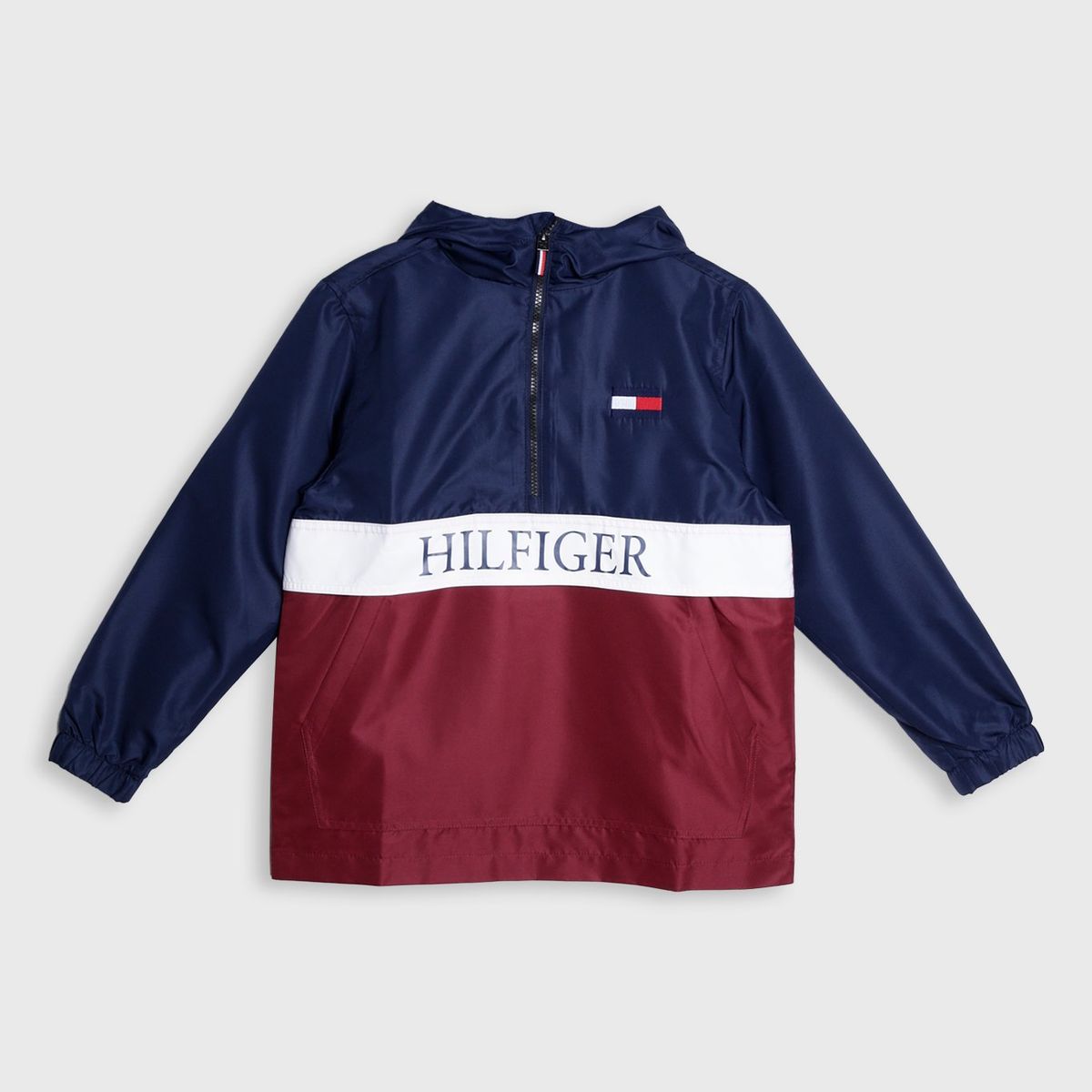 TOMMY HILFIGER - Cortaviento Medio Cierre Multicolor Tommy Hilfiger