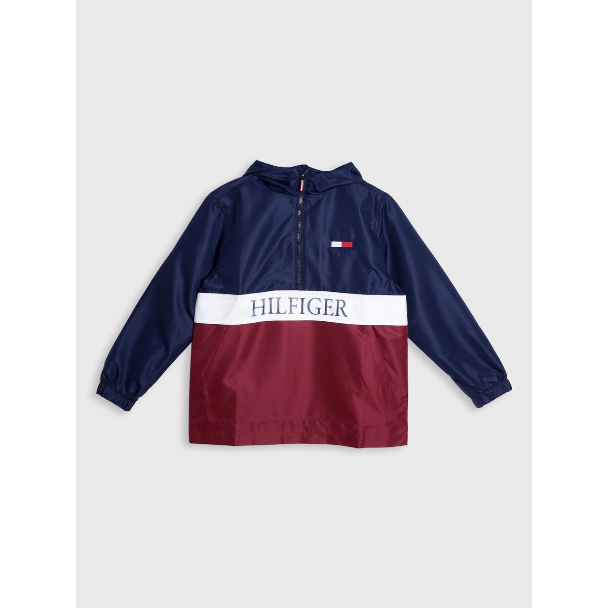TOMMY HILFIGER - Cortaviento Medio Cierre Multicolor Tommy Hilfiger