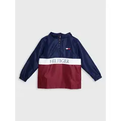 TOMMY HILFIGER - Cortaviento Medio Cierre Multicolor