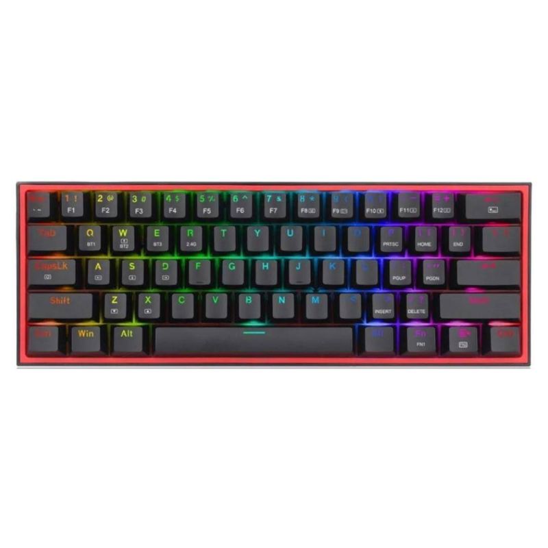 REDRAGON - Teclado Redragon Fizz Pro K616 Negro RGB Wired Wireless Sw Red