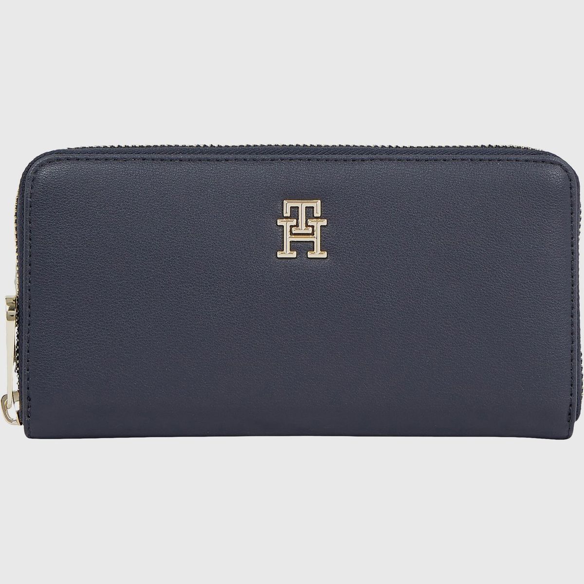 TOMMY HILFIGER - Billetera Grande Poppy Monogram Azul Tommy Hilfiger