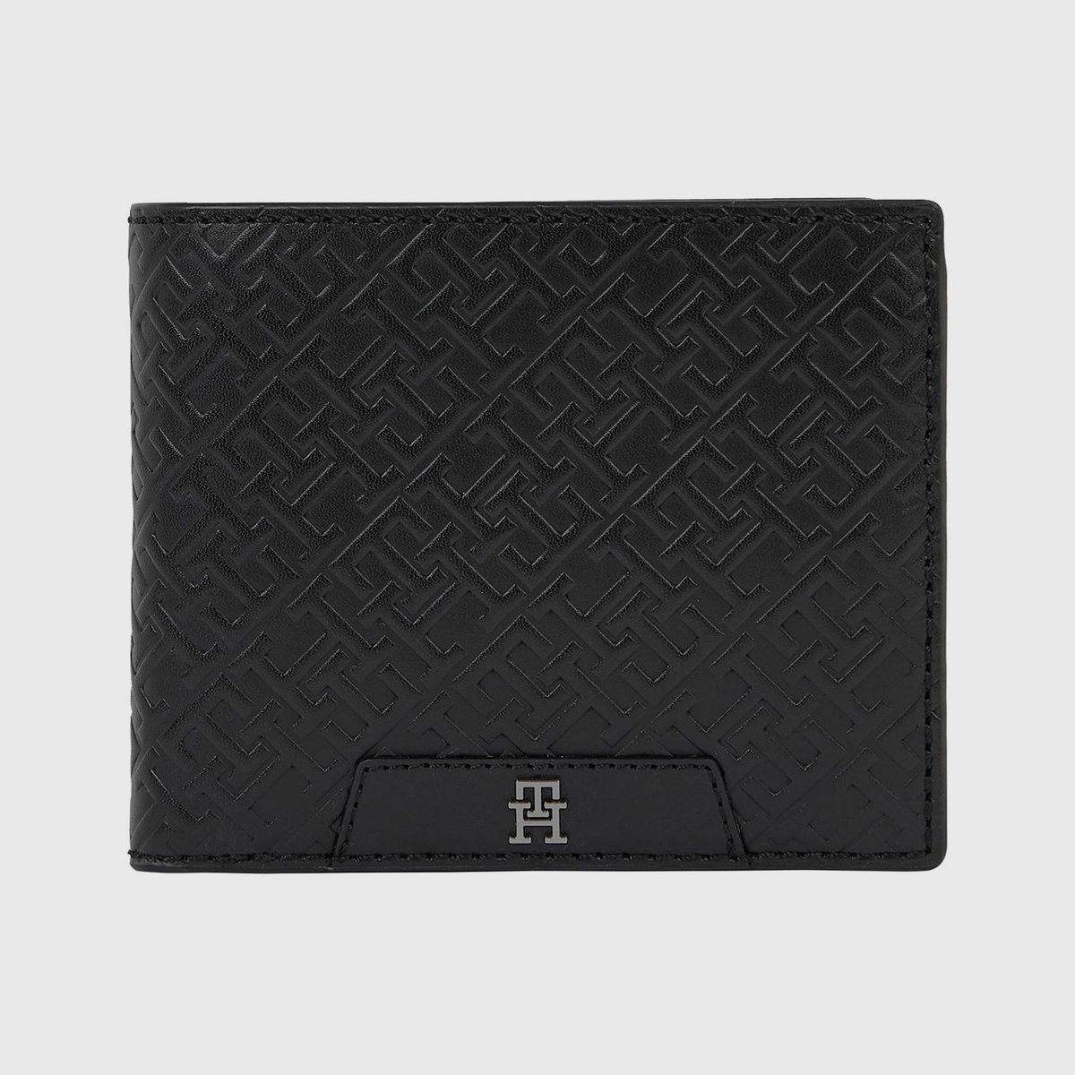TOMMY HILFIGER - Billetera Monogramas Th Negro Tommy Hilfiger