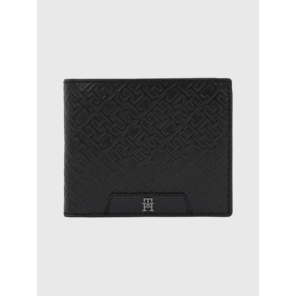 TOMMY HILFIGER - Billetera Monogramas Th Negro Tommy Hilfiger