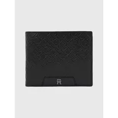 TOMMY HILFIGER - Billetera Monogramas Th Negro