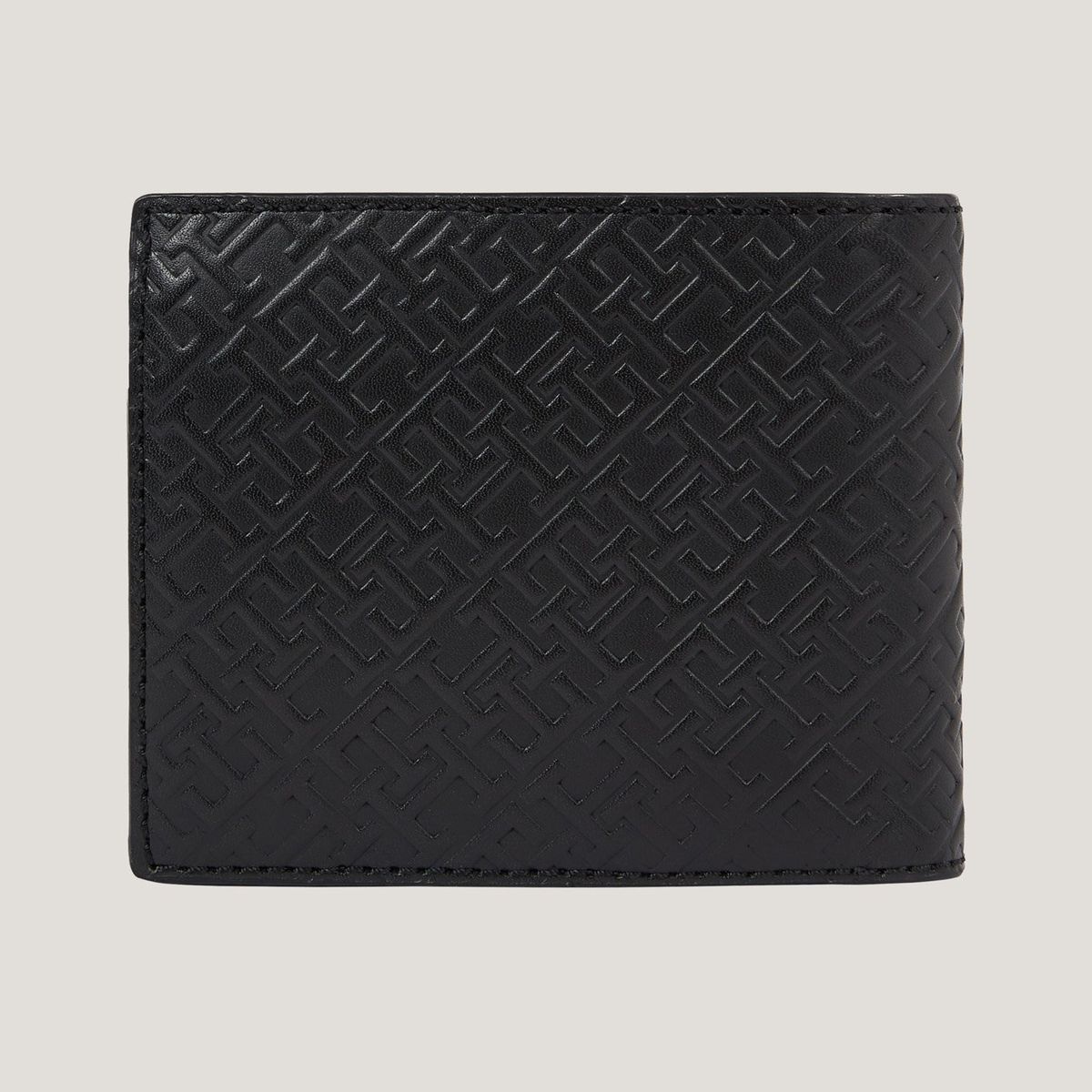 TOMMY HILFIGER - Billetera Monogramas Th Negro Tommy Hilfiger