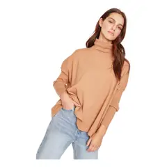 JACINTA TIENDA - Chaleco Manuela III camel
