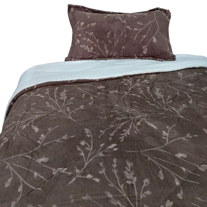ILLUSIONS - Plumón Coral 2 Plazas Marca Illusions Con Fundas Colville