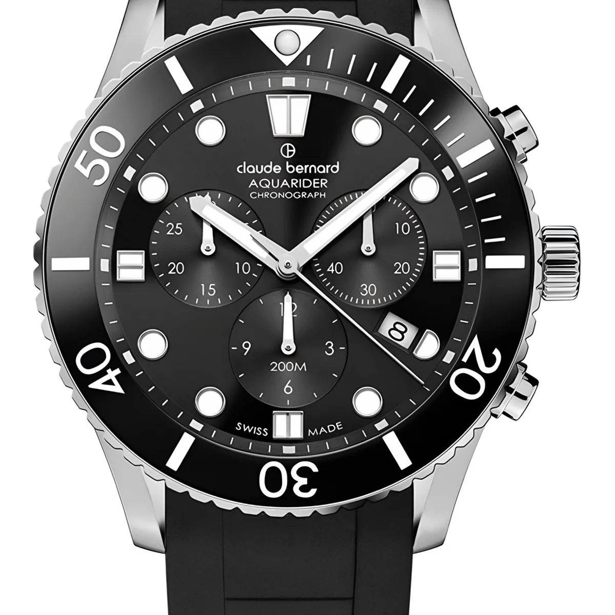 CLAUDE BERNARD - Reloj Claude Bernard Aquarider Cronografo Hombre 43mm