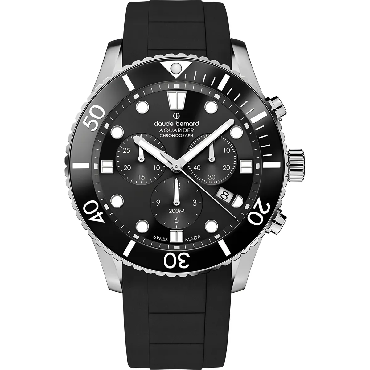 CLAUDE BERNARD - Reloj Claude Bernard Aquarider Cronografo Hombre 43mm