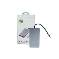 CLIO - Docking USB-C 8 en 1 SD4KJACKUSB 30 VGALAN