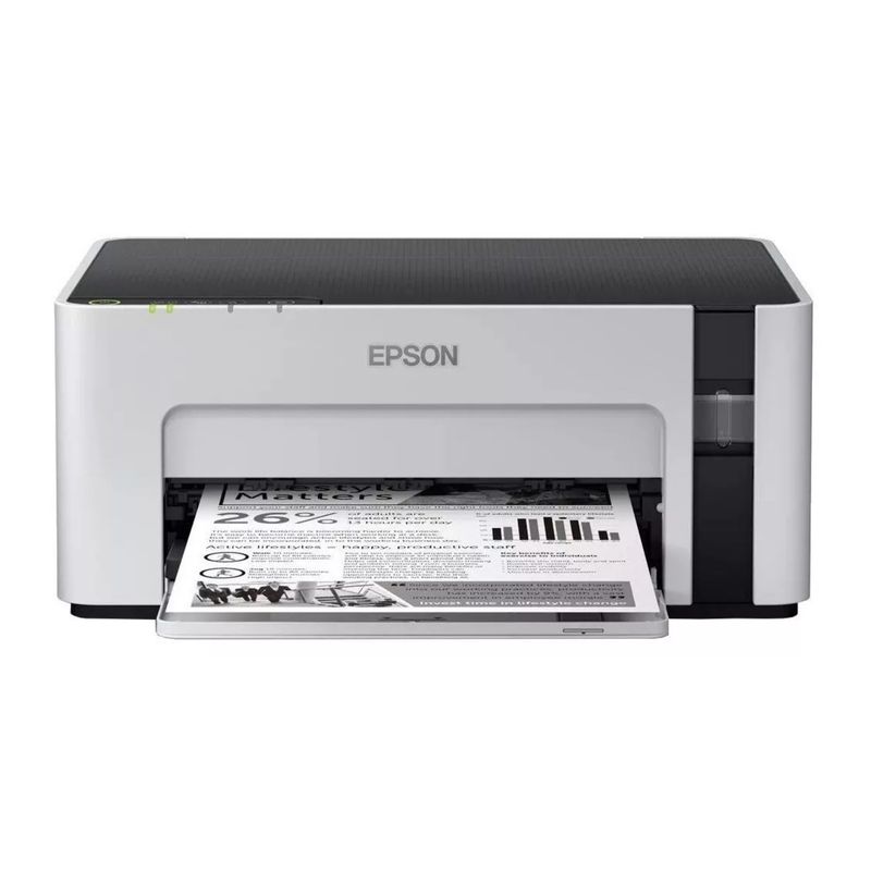 EPSON - Impresora Epson Ecotank M1120 Wifi Blanco Y Negro C11cg96303