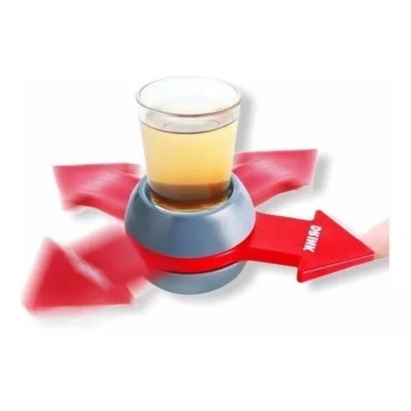 GENERICO - Juego De Ruleta Shot Flecha Giratoria Con Vaso Fiestas