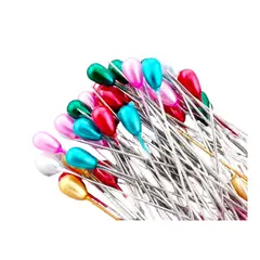 PREMIUM - Alfileres Cabeza de Colores Perlados x200 - 65 mm - Costura y Manualidades