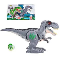 ANSALDO - Dinosaurio T-rex Que Camina Con Slime Robo Alive Zuru - Gris