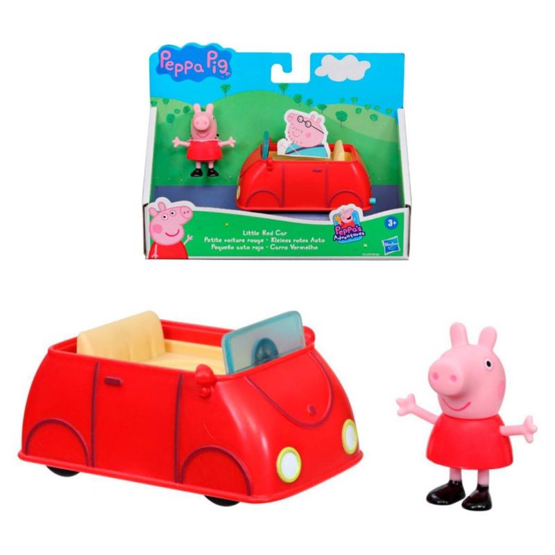 PEPPA PIG - Peppa Pig Pequeños Vehiculos - Pequeño Auto Rojo
