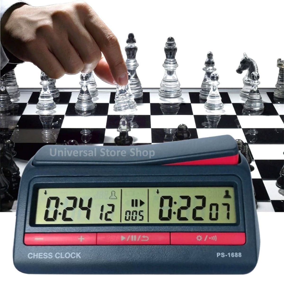 GENERICO - Reloj Ajedrez Temporizador Digital Profesional Juego Mesa