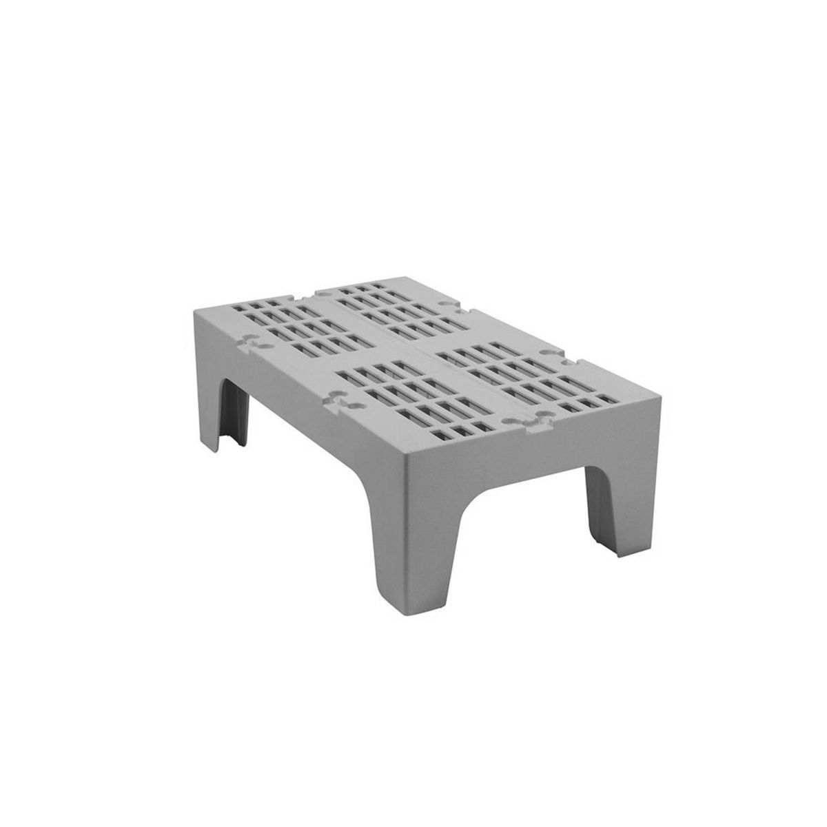 CAMBRO - BANQUILLO DE ALMACENAJE RANURADO GRIS 30 X 53 X 92 Cm CAMBRO