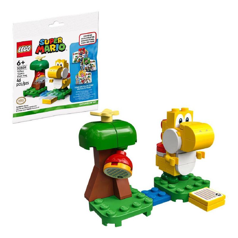LEGO - Set De Expansión Árbol De Frutas De Yoshi Amarillo Lego