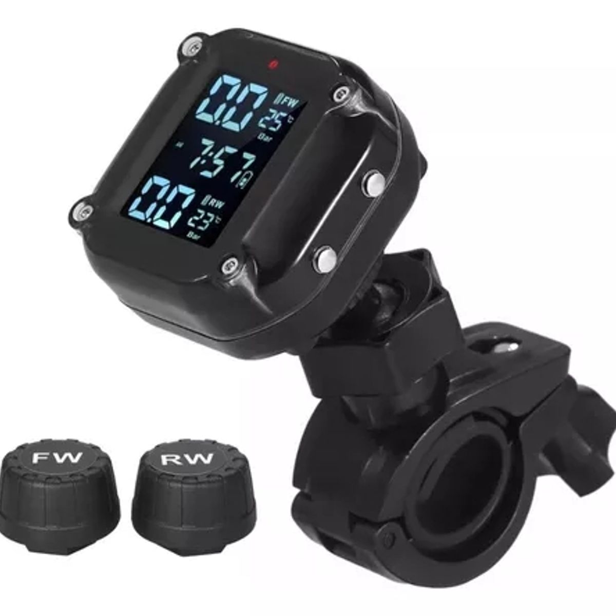 GENERICO - Sensor De Presion y Temperatura Neumaticos  De Moto TPMS