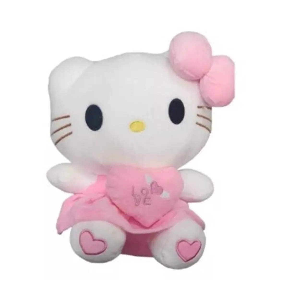 GENERICO - Peluche Hello Kitty Kawaii 35 Cm Terciopelo Suave De Felpa