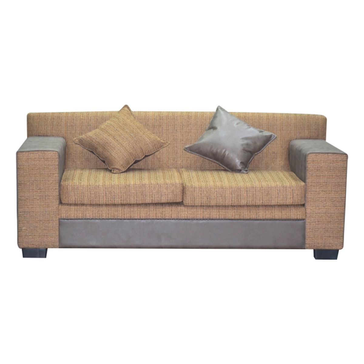 MSA MUEBLES SANTA ANA - SOFA  3 CUERPOS IBIZA TELA 27 Y PU.