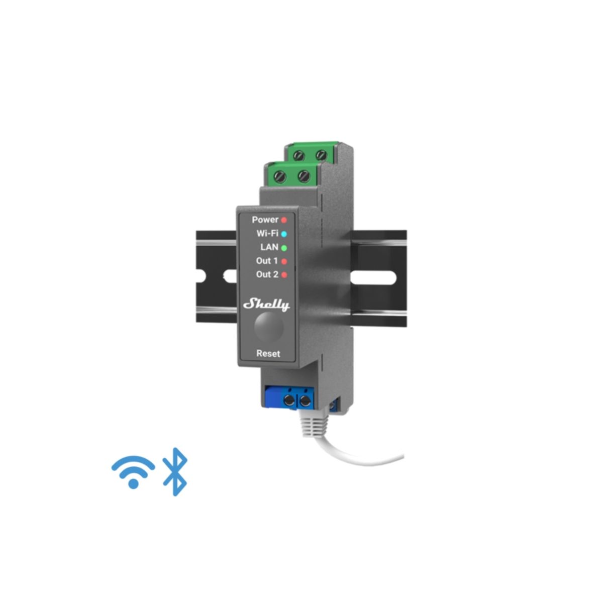 SHELLY - RELÉ PROFESIONAL WI-FI ETHERNET PRO 2 SHELLY SHELLY