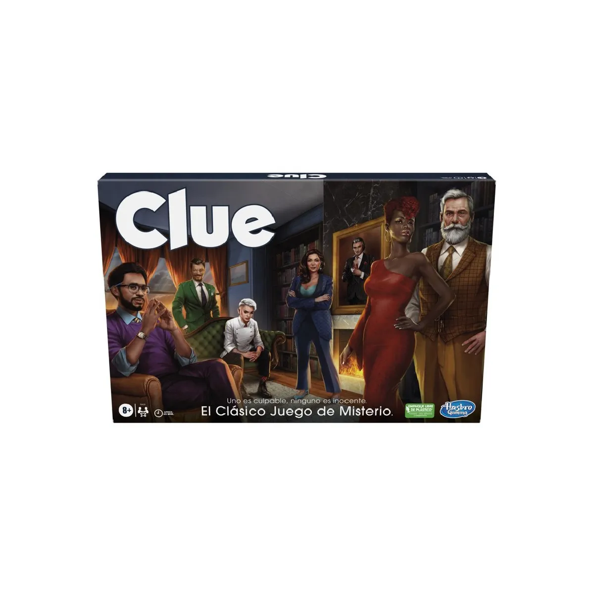MONOPOLY - Juego de mesa GAMING Clue detectivesco para 3 a 6 jugadores